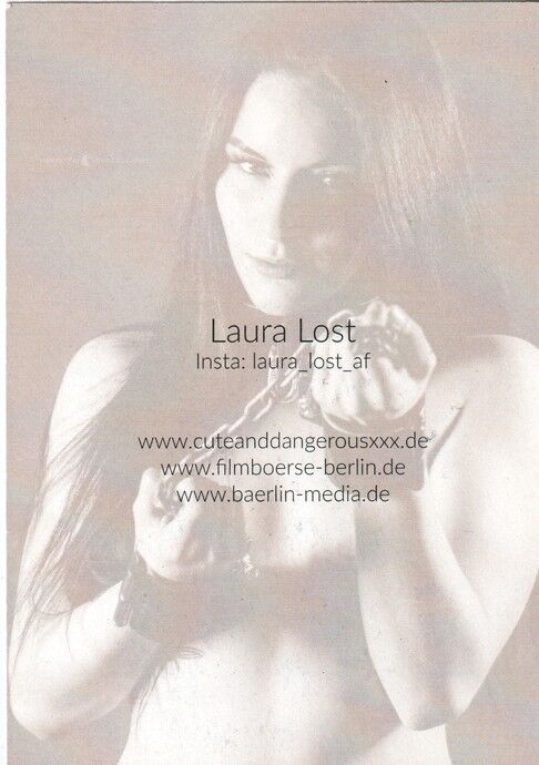 Autogramm Erotik | LAURA LOST | 2020er (Portrait SW) Websites