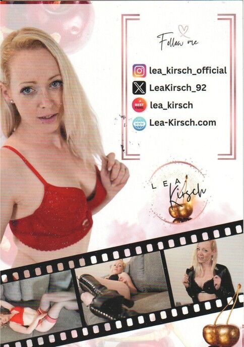 Autogramm Erotik | LEA KIRSCH | 2020er (Portrait Color)