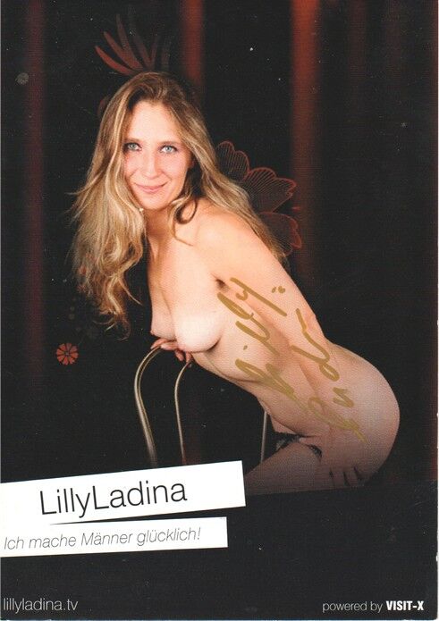 Autogramm Erotik | LILLY LADINA | 2012 (Portrait Color) Visit-X