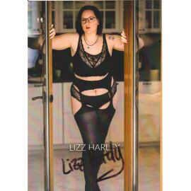 Autogramm Erotik | LIZZ HARLEY | 2020er (Portrait Color)