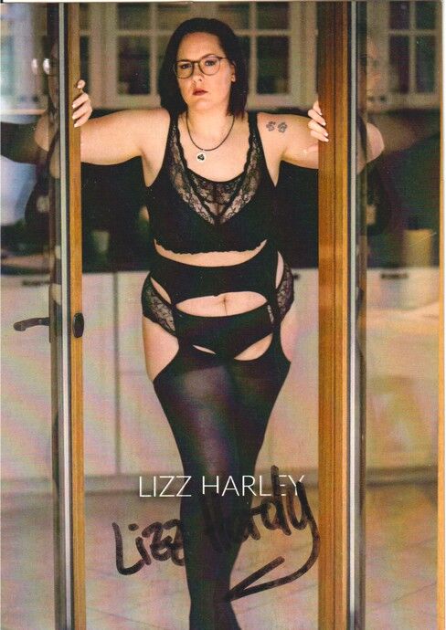 Autogramm Erotik | LIZZ HARLEY | 2020er (Portrait Color)