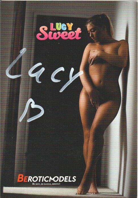 Autogramm Erotik | LUCY SWEET | 2020er (Portrait Color) Berotic