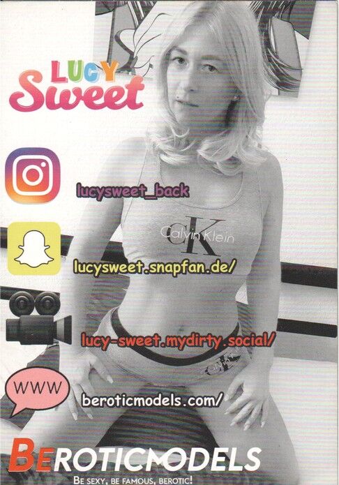 Autogramm Erotik | LUCY SWEET | 2020er (Portrait Color) Berotic