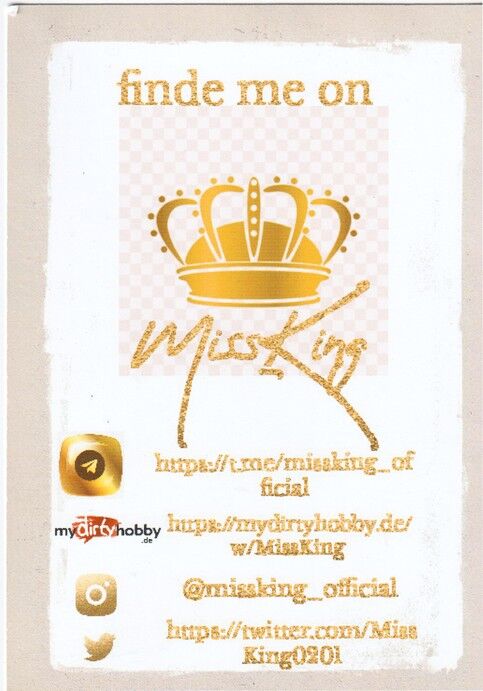 Autogramm Erotik | MISS KING | 2020er (Portrait Color) FindMe