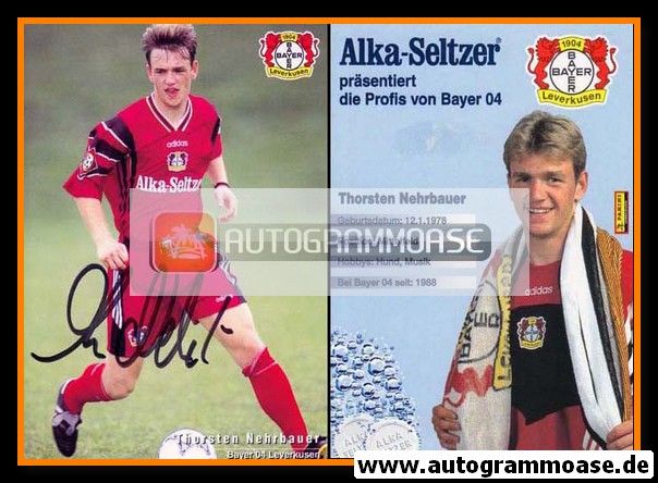Autogramm Fussball | Bayer Leverkusen | 1996 | Thorsten NEHRBAUER