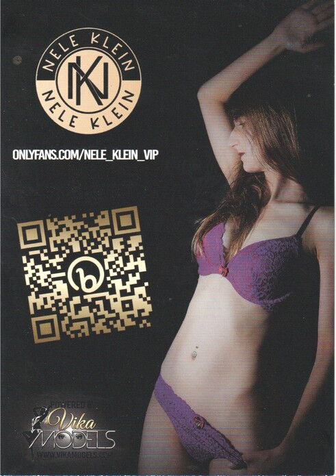 Autogramm Erotik | NELE KLEIN | 2020er (Portrait Color) Vika