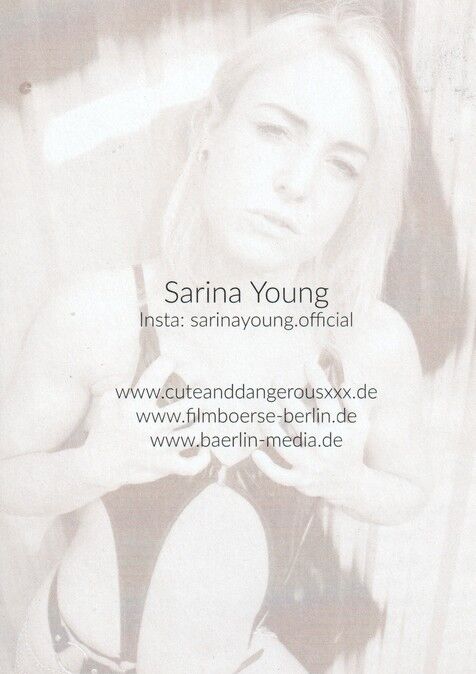 Autogramm Erotik | SARINA YOUNG | 2020er (Portrait Color)
