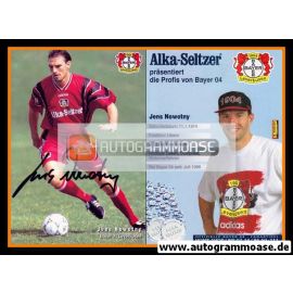 Autogramm Fussball | Bayer Leverkusen | 1996 | Jens NOWOTNY