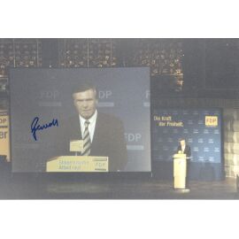 Autogramm Politik | FDP | Wolfgang GERHARDT | 2000er Foto (Rede Parteitag Color XL)