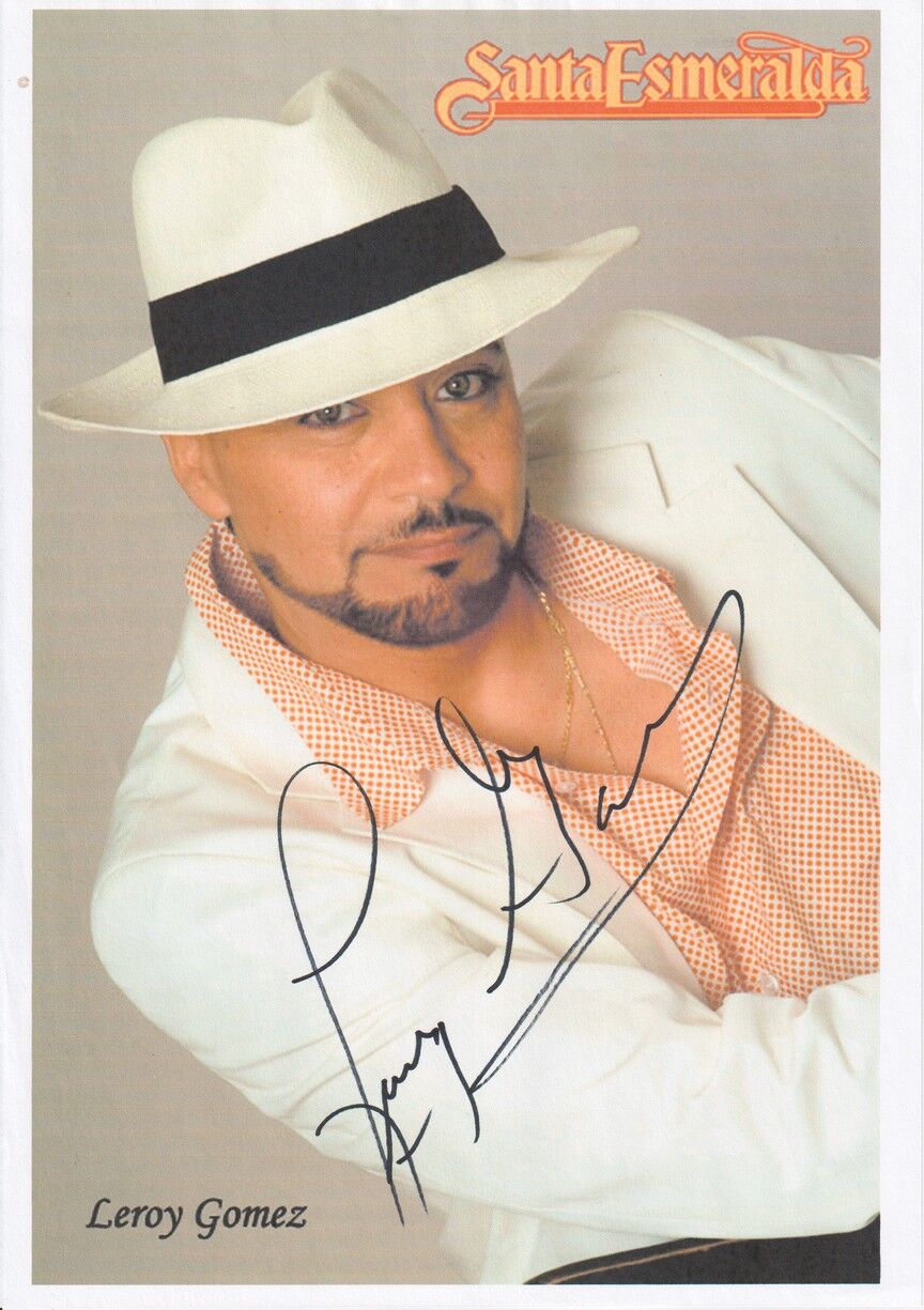 Autogramm Pop (USA) | Leroy GOMEZ | 2000er (Portrait Color XL)