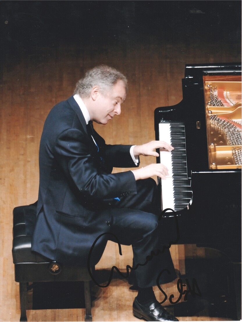 Autogramm Klavier (UK) | Andras SCHIFF | 2000er Foto (Konzert Color XL)