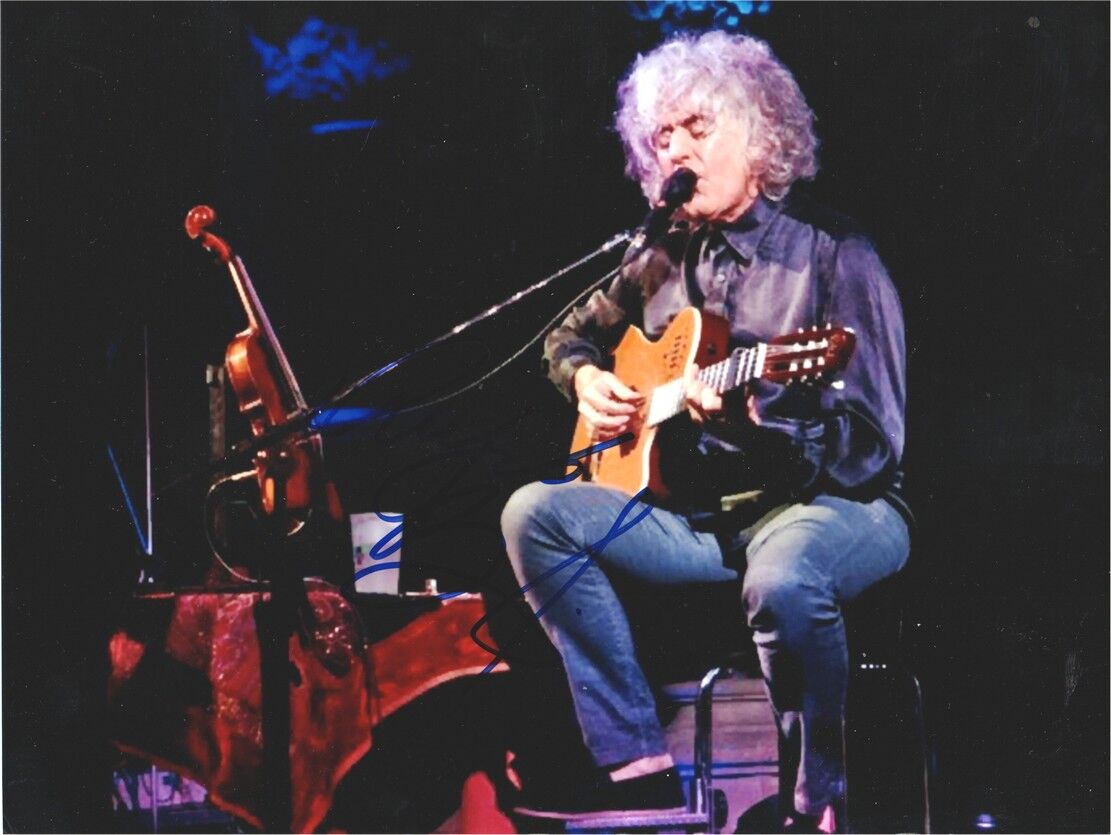 Autogramm Chanson (FRA) | Georges MOUSTAKI | 2000er Foto (Konzert Color XL)