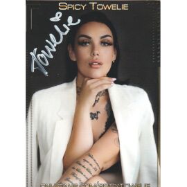 Autogramm Erotik | SPICY TOWELIE | 2020er (Portrait Color) OnlyFans