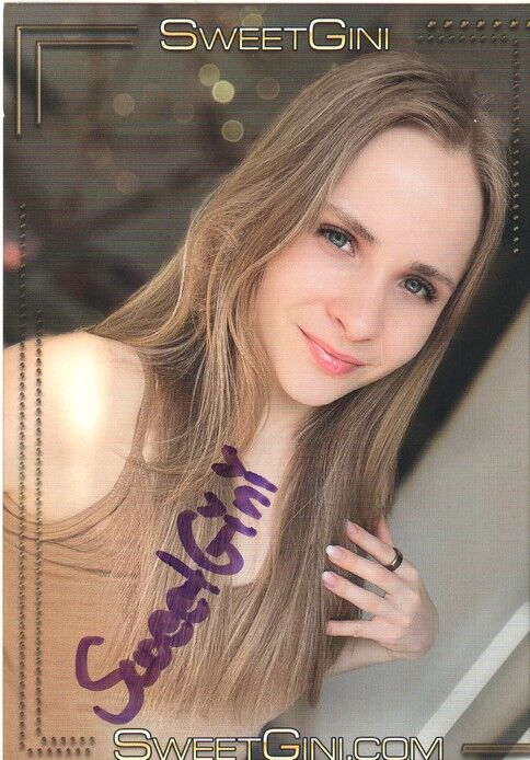 Autogramm Erotik | SWEET GINI | 2020er (Portrait Color) Vika