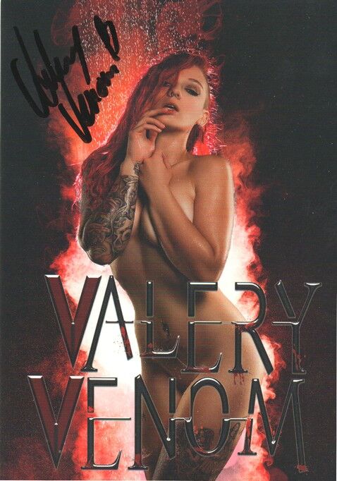 Autogramm Erotik | VALERY VENOM | 2020er (Portrait Color)