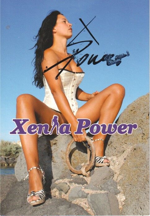Autogramm Erotik | XENIA POWER | 2010er (Portrait Color) Farell