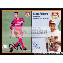 Autogramm Fussball | Bayer Leverkusen | 1996 | Paulo SERGIO