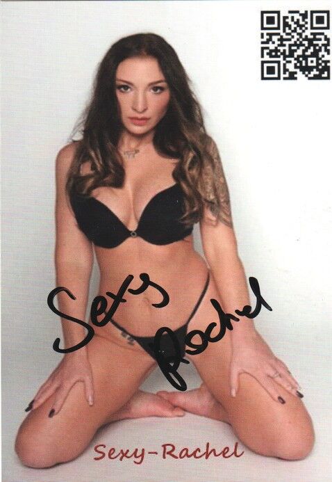 Autogramm Erotik | SEXY RACHEL | 2020er (Portrait Color)