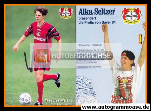 Autogramm Fussball | Bayer Leverkusen | 1996 | Thorsten WITTEK