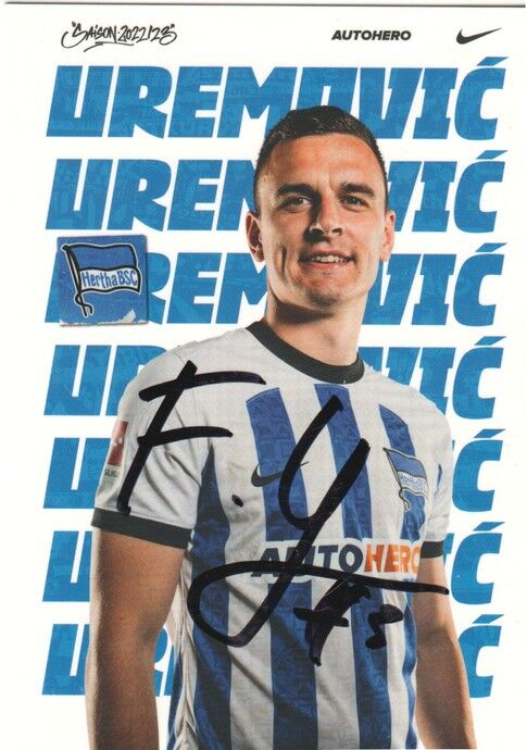 Autogramm Fussball | Hertha BSC Berlin | 2022 | Filip UREMOVIC