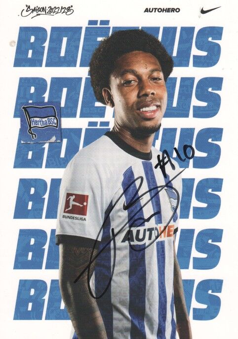 Autogramm Fussball | Hertha BSC Berlin | 2022 | Jean-Paul BOETIUS