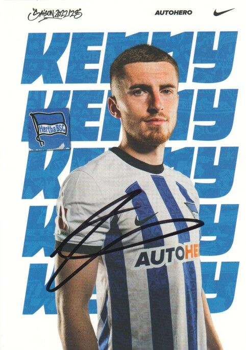 Autogramm Fussball | Hertha BSC Berlin | 2022 | Jonjoe KENNY