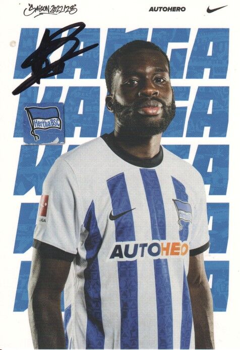 Autogramm Fussball | Hertha BSC Berlin | 2022 | Wilfried KANGA