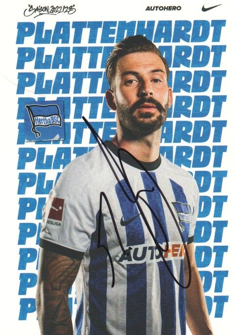 Autogramm Fussball | Hertha BSC Berlin | 2022 | Marvin PLATTENHARDT