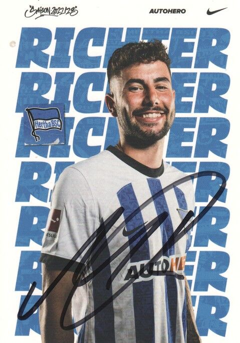 Autogramm Fussball | Hertha BSC Berlin | 2022 | Marco RICHTER