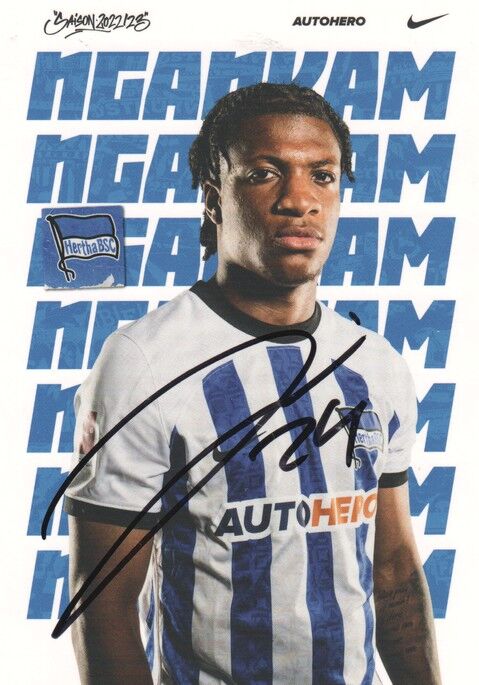 Autogramm Fussball | Hertha BSC Berlin | 2022 | Jessic MGANKAM