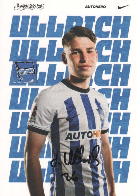Autogramm Fussball | Hertha BSC Berlin | 2022 | Lukas ULLRICH
