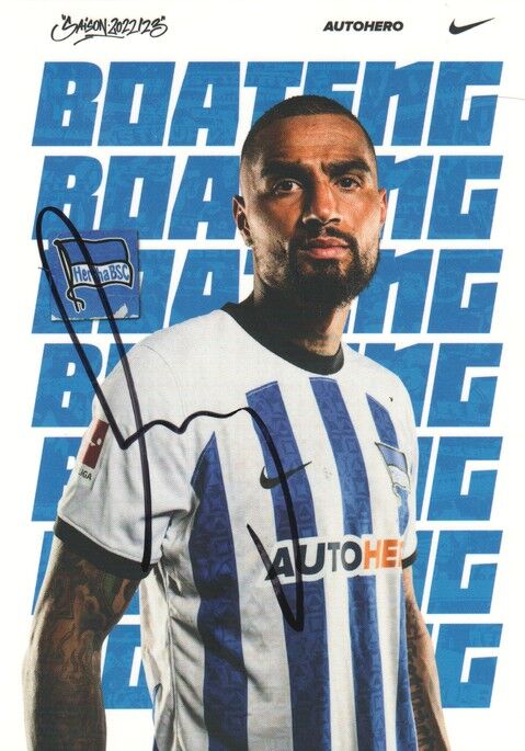 Autogramm Fussball | Hertha BSC Berlin | 2022 | Prince BOATENG