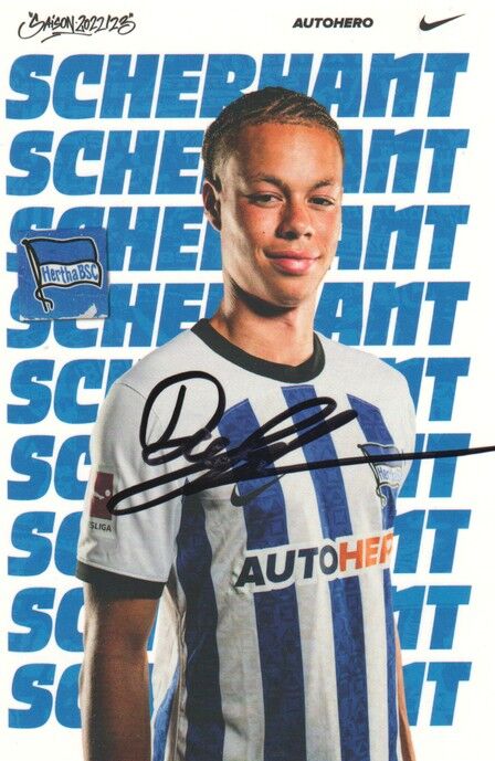 Autogramm Fussball | Hertha BSC Berlin | 2022 | Derry SHERHANT