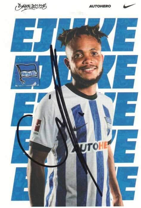 Autogramm Fussball | Hertha BSC Berlin | 2022 | Chidera EJUKE