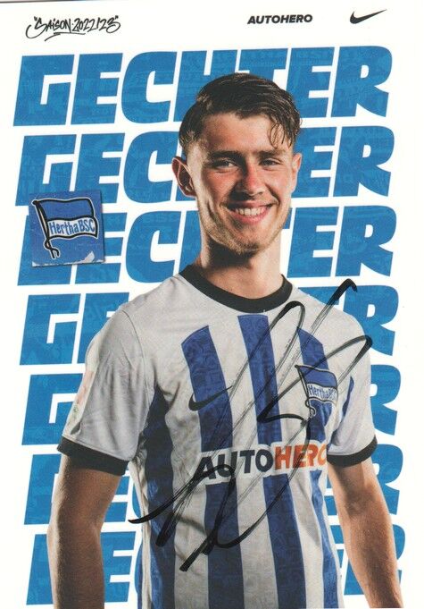 Autogramm Fussball | Hertha BSC Berlin | 2022 | Linus GECHTER
