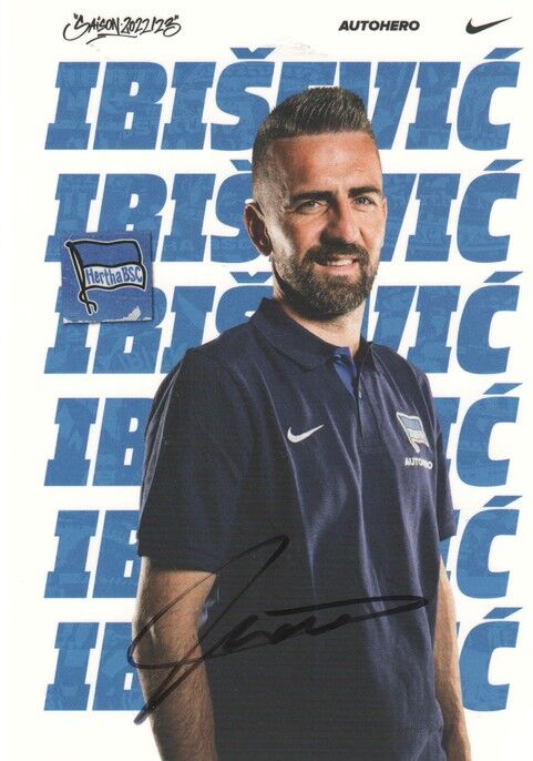 Autogramm Fussball | Hertha BSC Berlin | 2022 | Vedad IBISEVIC