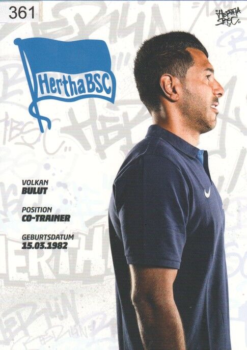 Autogramm Fussball | Hertha BSC Berlin | 2022 | Volkan BULUT