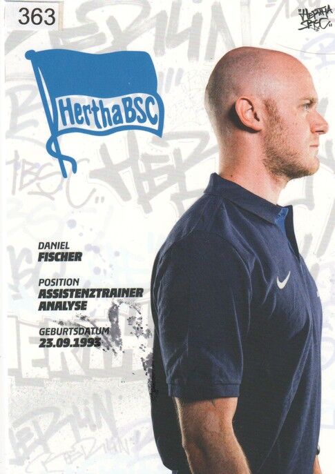 Autogramm Fussball | Hertha BSC Berlin | 2022 | Daniel FISCHER