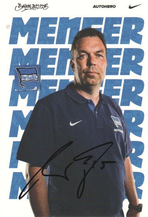Autogramm Fussball | Hertha BSC Berlin | 2022 | Andreas MENGER