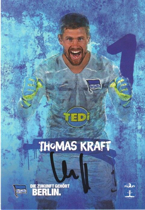 Autogramm Fussball | Hertha BSC Berlin | 2019 | Thomas KRAFT
