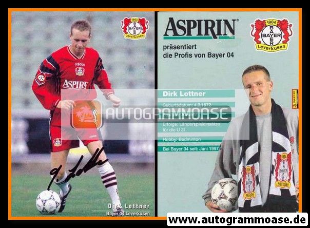 Autogramm Fussball | Bayer Leverkusen | 1997 | Dirk LOTTNER
