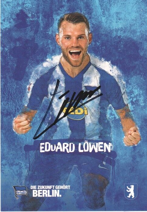 Autogramm Fussball | Hertha BSC Berlin | 2019 | Eduard LÖWEN