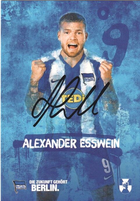 Autogramm Fussball | Hertha BSC Berlin | 2019 | Alexander ESSWEIN