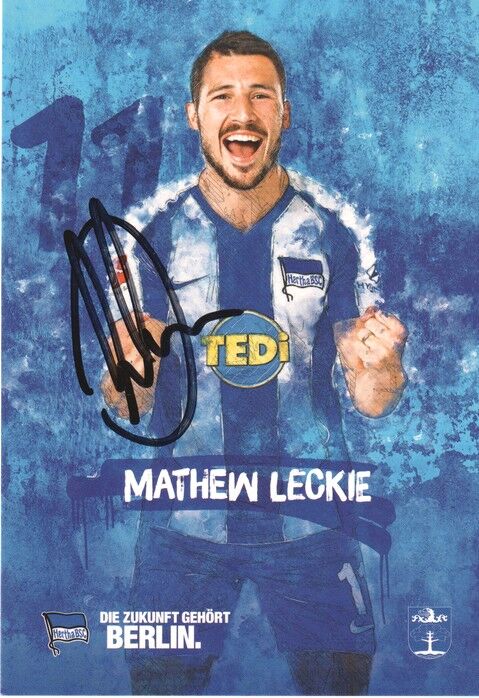 Autogramm Fussball | Hertha BSC Berlin | 2019 | Mathew LECKIE