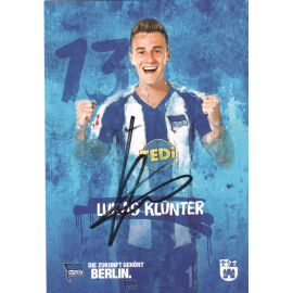 Autogramm Fussball | Hertha BSC Berlin | 2019 | Lukas KLÜNTER