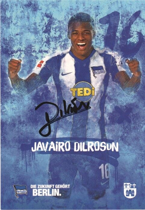 Autogramm Fussball | Hertha BSC Berlin | 2019 | Javairo DILROSUN