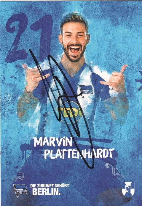 Autogramm Fussball | Hertha BSC Berlin | 2019 | Marvin PLATTENHARDT