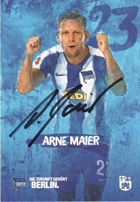 Autogramm Fussball | Hertha BSC Berlin | 2019 | Arne MAIER