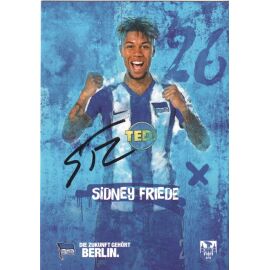 Autogramm Fussball | Hertha BSC Berlin | 2019 | Sidney FRIEDE