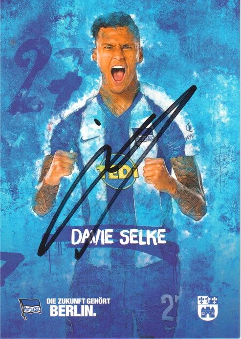 Autogramm Fussball | Hertha BSC Berlin | 2019 | Davie SELKE